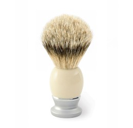 Edwin Jagger Riva Imitation Ivory Super Badger Shaving Brush